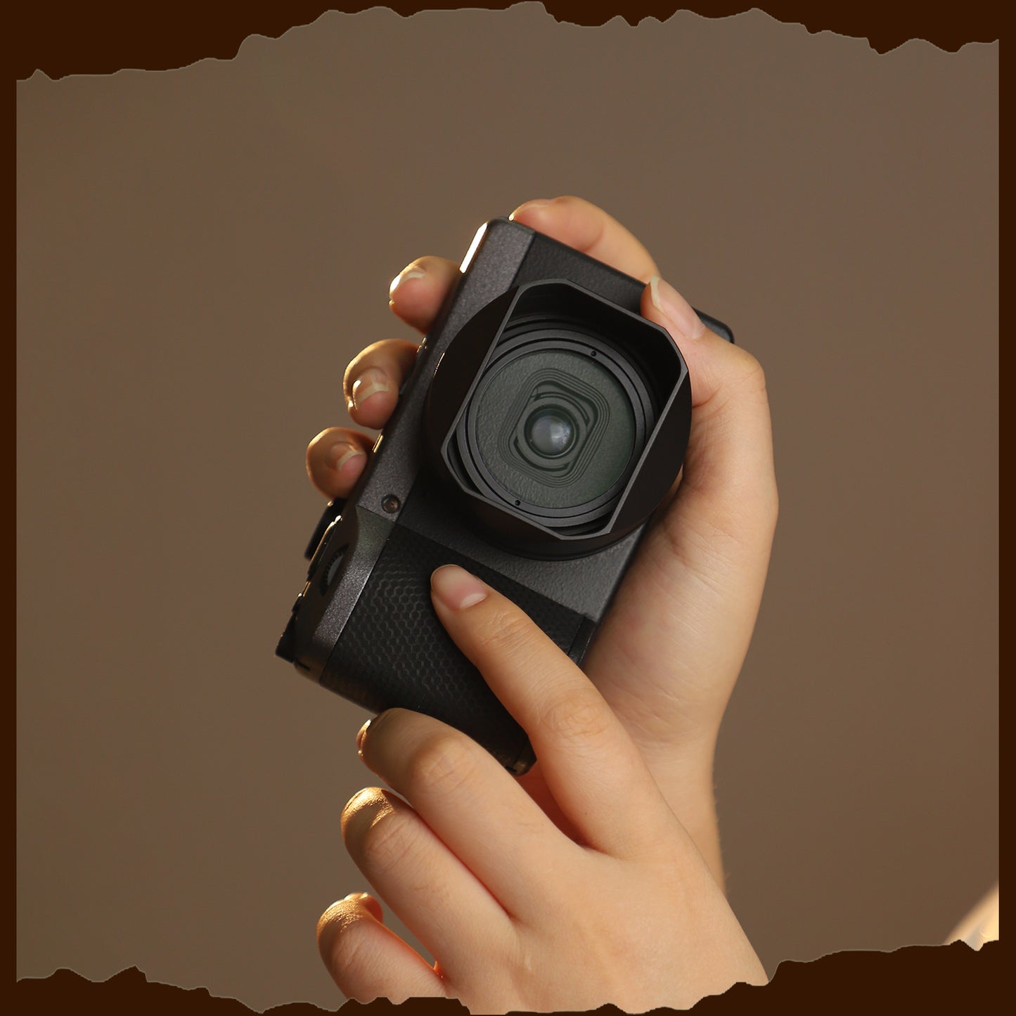 Haoge Metal Square Lens Hoods for RICOH GRIV GR4 Camera Accessories LH-GR4