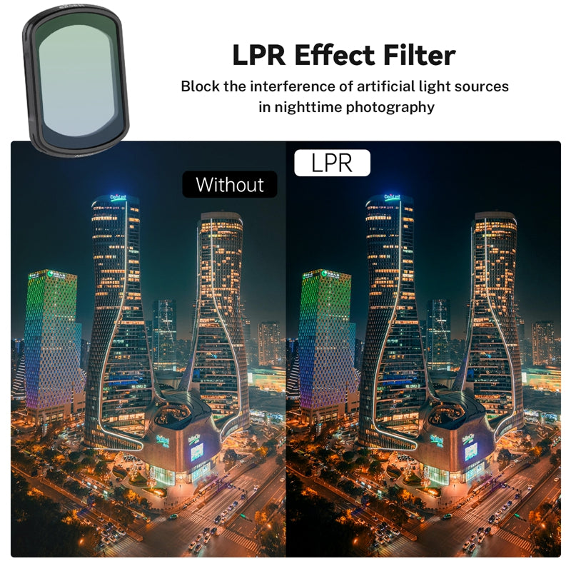 Haoge Magnetic Filter Set for DJI Osmo Pocket 3,Includes 1/4 Black Diffusion,Light Pullution Reduction Filter,Variable ND 2-32,and LCD Screen Protector,Multi-Coated HD Optical Glass
