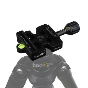 Haoge Screw Knob Quick Release QR Clamp Compatible with Bogen 3157N / Manfrotto 200PL-14 RC2 / Arca Swiss for Tripod Head