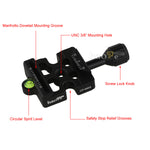 Load image into Gallery viewer, Haoge Screw Knob Quick Release QR Clamp Compatible with Bogen 3157N / Manfrotto 200PL-14 RC2 / Arca Swiss for Tripod Head
