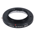Load image into Gallery viewer, Haoge Manual Lens Mount Adapter for Leica M LM Lens to Olympus and Panasonic Micro Four Thirds MFT M4/3 M43 Mount Camera
