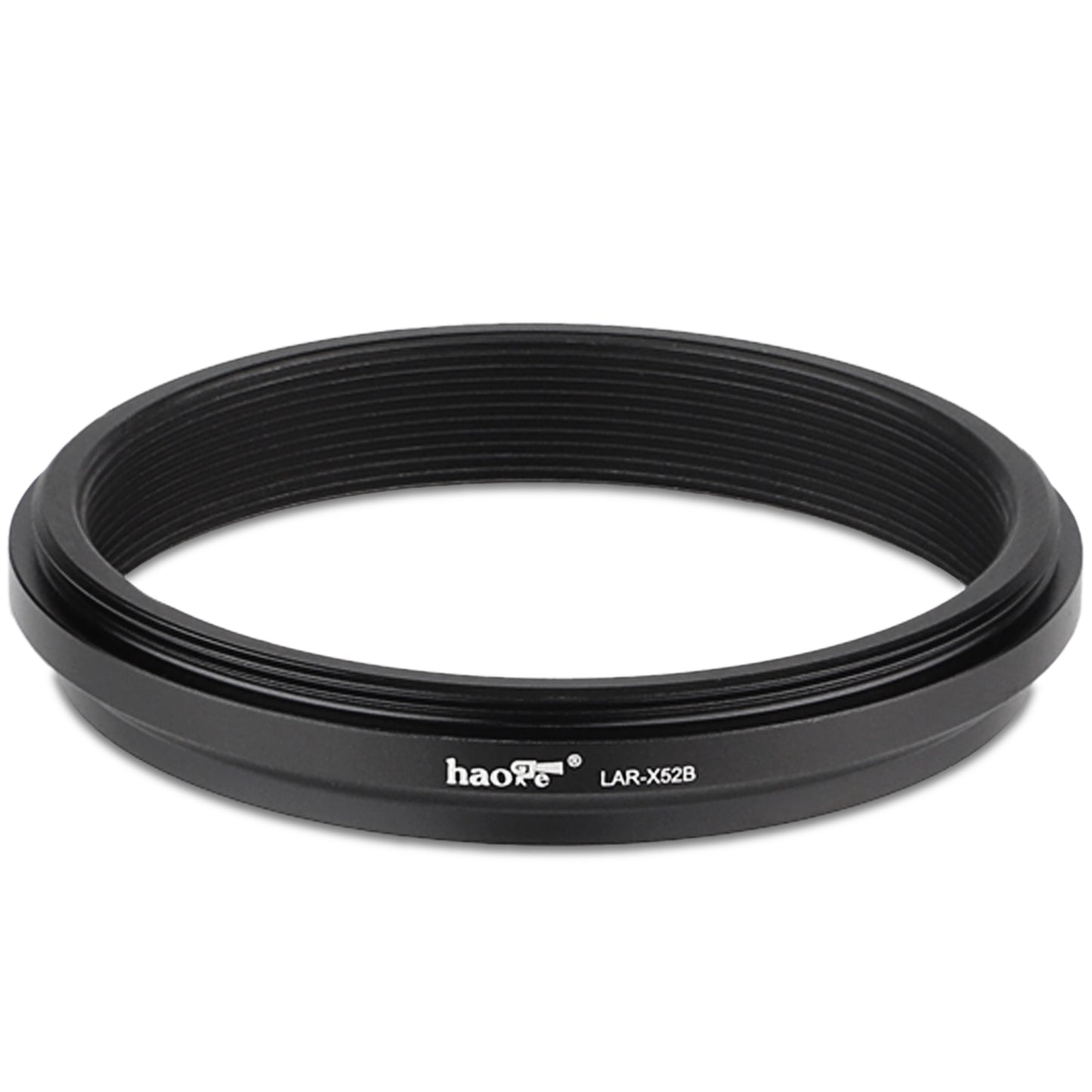 Haoge LAR-X52B Lens Filter Adapter Ring for Fujifilm Fuji X100VI X100V Camera fit 49mm UV CPL ND Filter Lens Cap Replace AR-X100 Black