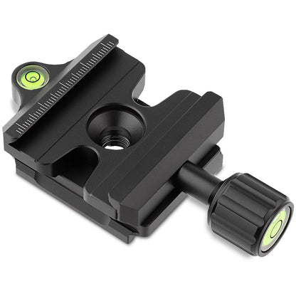 Haoge Quick Release QR Clamp Adapter Convertor for Manfrotto RC2 System to Arca-Swiss Compatible