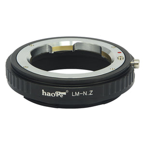 Haoge Manual Lens Mount Adapter for Leica M LM, Zeiss ZM, Voigtlander VM Lens  to Nikon Z Mount Camera Such as Z6 Z7
