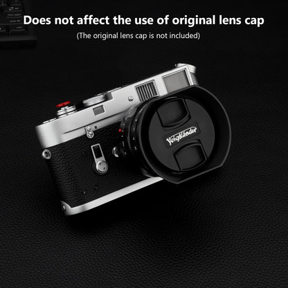 Haoge Bayonet Metal Square Lens Hood for Voigtlander Nokton Aspherical ASPH 40mm f/1.2 VM,35mm f1.2 VM II/III, 50mm f1.2 VM Leica M-Mount Lens replaces LH-8 Shade Black  LH-VM35MB
