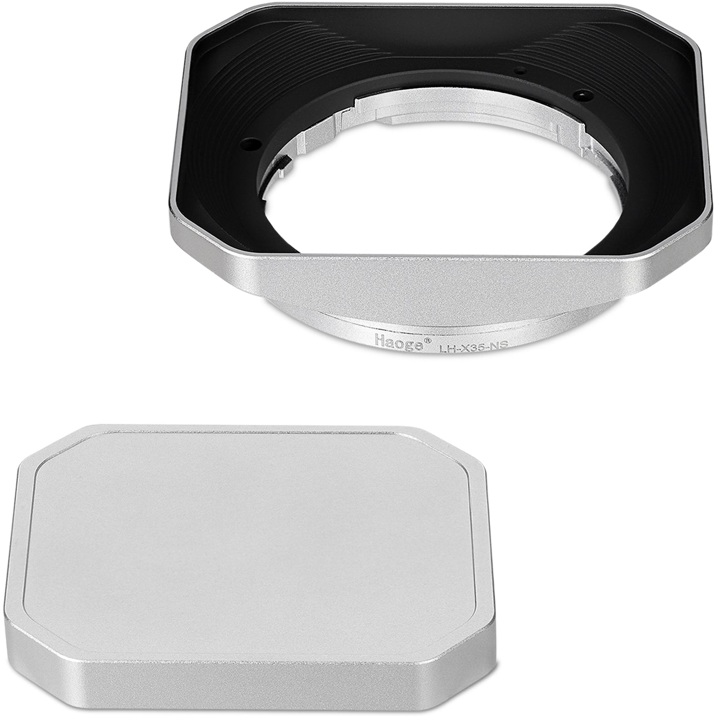 Haoge NEW Metal Bayonet Lens Hood for Fujifilm XF 35mm F2 R WR/ Fuji XF 23mm F2 R WR,XC 35mm F2, Fuji 35mm F2 Lens Hood, Fuji 23mm F2 Lens Hood, 35mm F2 Hood, 23mm F2 Hood, Replaces Fujifilm LH-XF35-2 Hood