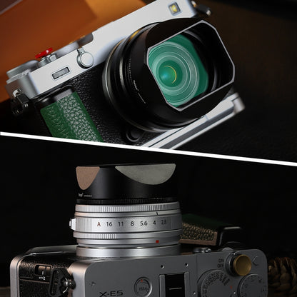 Haoge 49mm Square Metal Lens Hood for Voigtlander APO-LANTHAR 28mm F2 Aspherical for Leica VM and Sony E-mount Lens 28F2AA