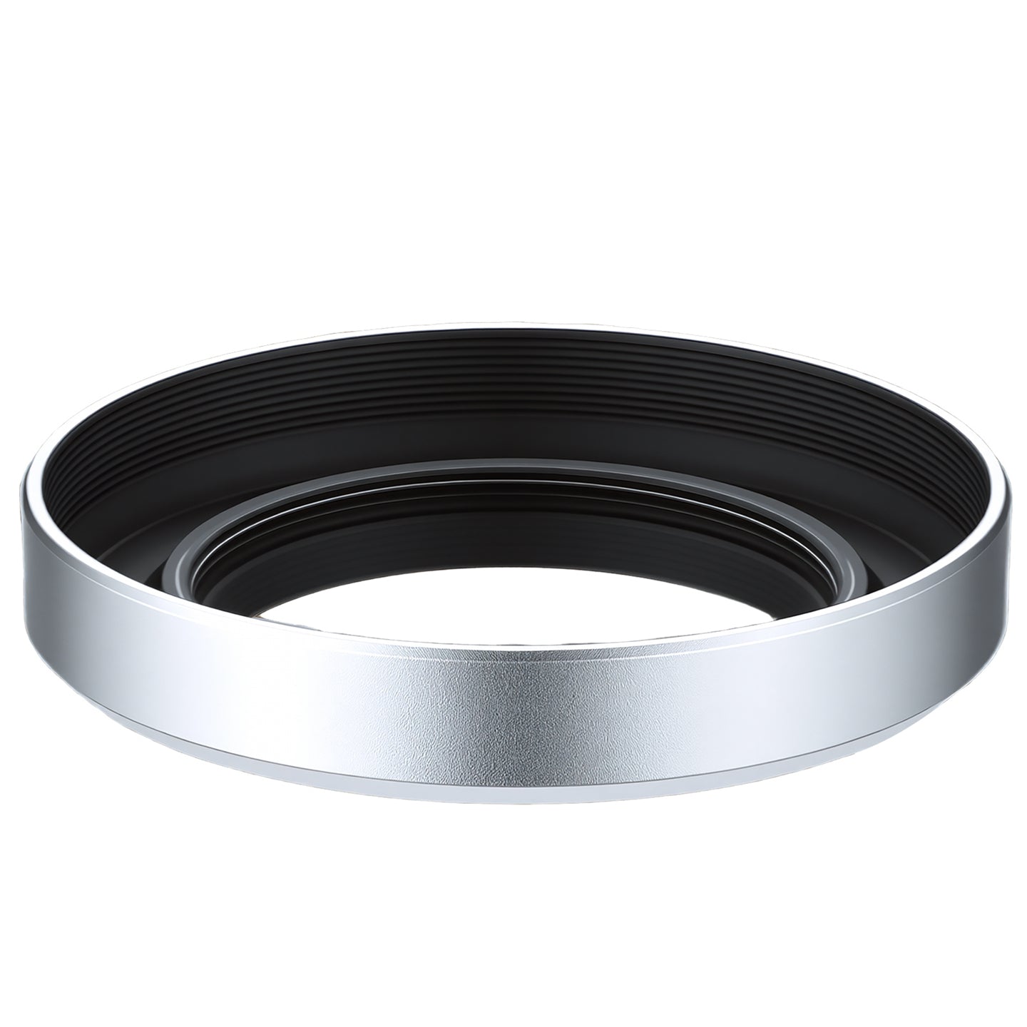 Haoge 39mm Metal Round Lens Hood for Fujifilm XF 23mm f2.8 Fujinon XF 27mm f2.8 R WR Lens on XE5 Camera Body Kit Ultra Slim Screw-in Design LH-XE539-S Silver