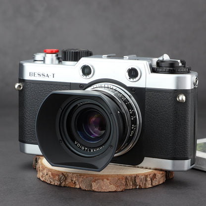 Haoge LH-VM12 Bayonet Square Metal Lens Hood Shade for Voigtlander Nokton 35mm F1.5 Aspherical VM Type I & Type II,ULTRON 28mm f2 1:2/28 35mm f2 1:2/35 Aspherical VM,2.5/35 P II Lens replace LH-12