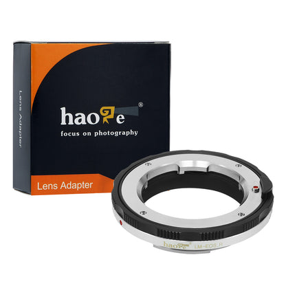 Haoge Manual Macro Close Focus Lens Mount Adapter for Leica M LM, Zeiss ZM, Voigtlander VM Lens to Canon RF Mount Camera Such as Canon EOS R