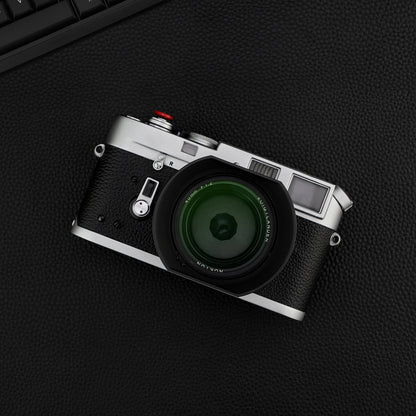Haoge Bayonet Metal Square Lens Hood for Voigtlander Nokton Aspherical ASPH 40mm f/1.2 VM,35mm f1.2 VM II/III, 50mm f1.2 VM Leica M-Mount Lens replaces LH-8 Shade Black  LH-VM35MB