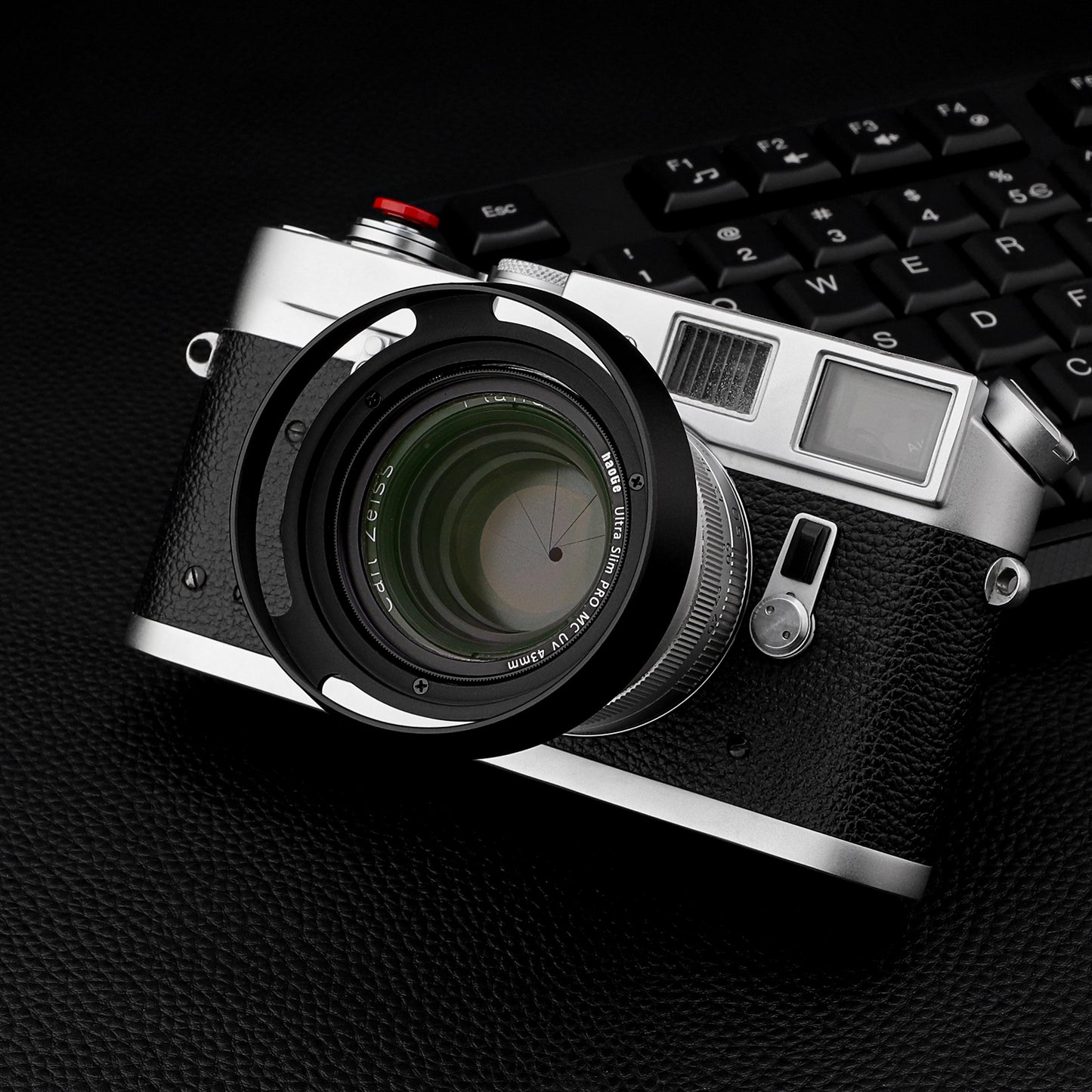 Haoge LH-ZV05 Round Metal Lens Hood for Carl Zeiss Biogon T* 2/35 35mm f2 ZM, C Biogon T* 2.8/35 35mm f2.8 ZM, Planar T* 2/50 50mm f2 ZM; Voigtlander NOKTON CLASSIC 35mm f1.4 I＆II VM, 40mm f1.4 VM;50mm f/1.5 Aspherical II VM Lens