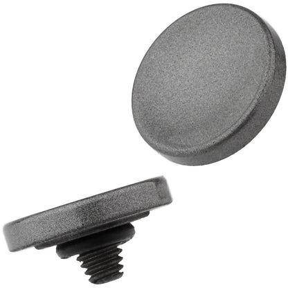 Haoge Metal Shutter Release Button for for Nikon ZF Camera,Fujifilm XE5 XE4 X-E3 X-T5 X-T4 X-T3 X-T50 X-T30II X-T30 X-Pro2 X-Pro3 X100T X100S X100F X100V X100VI and Leica M1 M2 M3 M6 M7 M8 M9 M10 M-E M-P M9-P M-A Q3 Q3-43 D-LUX 8 Concave Surface Gray