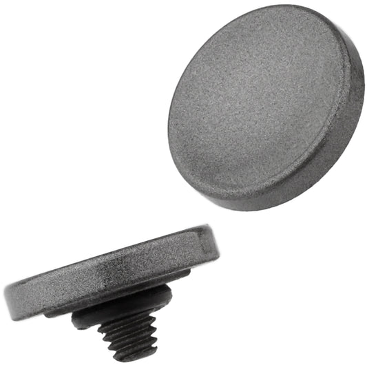 Haoge Metal Shutter Release Button for for Nikon ZF Camera,Fujifilm XE5 XE4 X-E3 X-T5 X-T4 X-T3 X-T50 X-T30II X-T30 X-Pro2 X-Pro3 X100T X100S X100F X100V X100VI and Leica M1 M2 M3 M6 M7 M8 M9 M10 M-E M-P M9-P M-A Q3 Q3-43 D-LUX 8 Concave Surface Gray