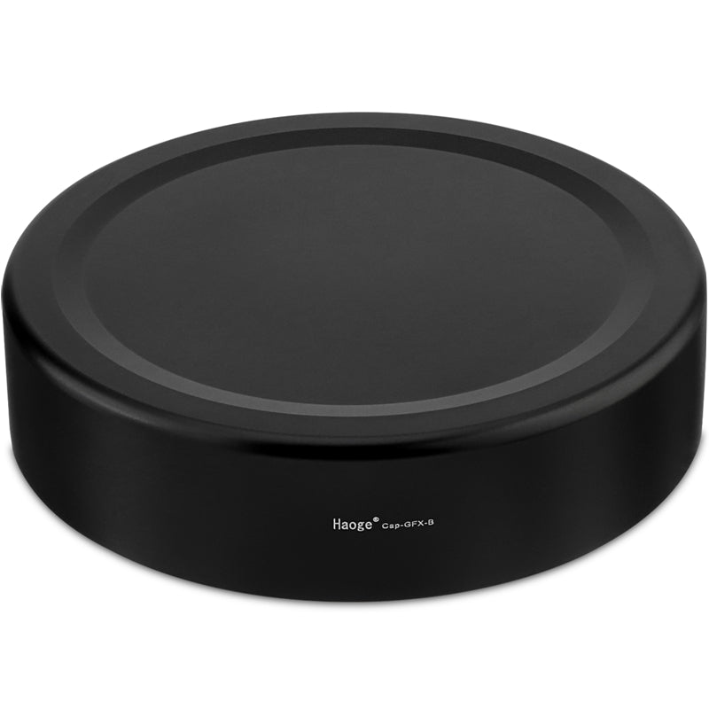 Haoge Metal Front Lens Cap Cover for Fujifilm GFX100RF Camera Accessories Black Cap-GFX-B