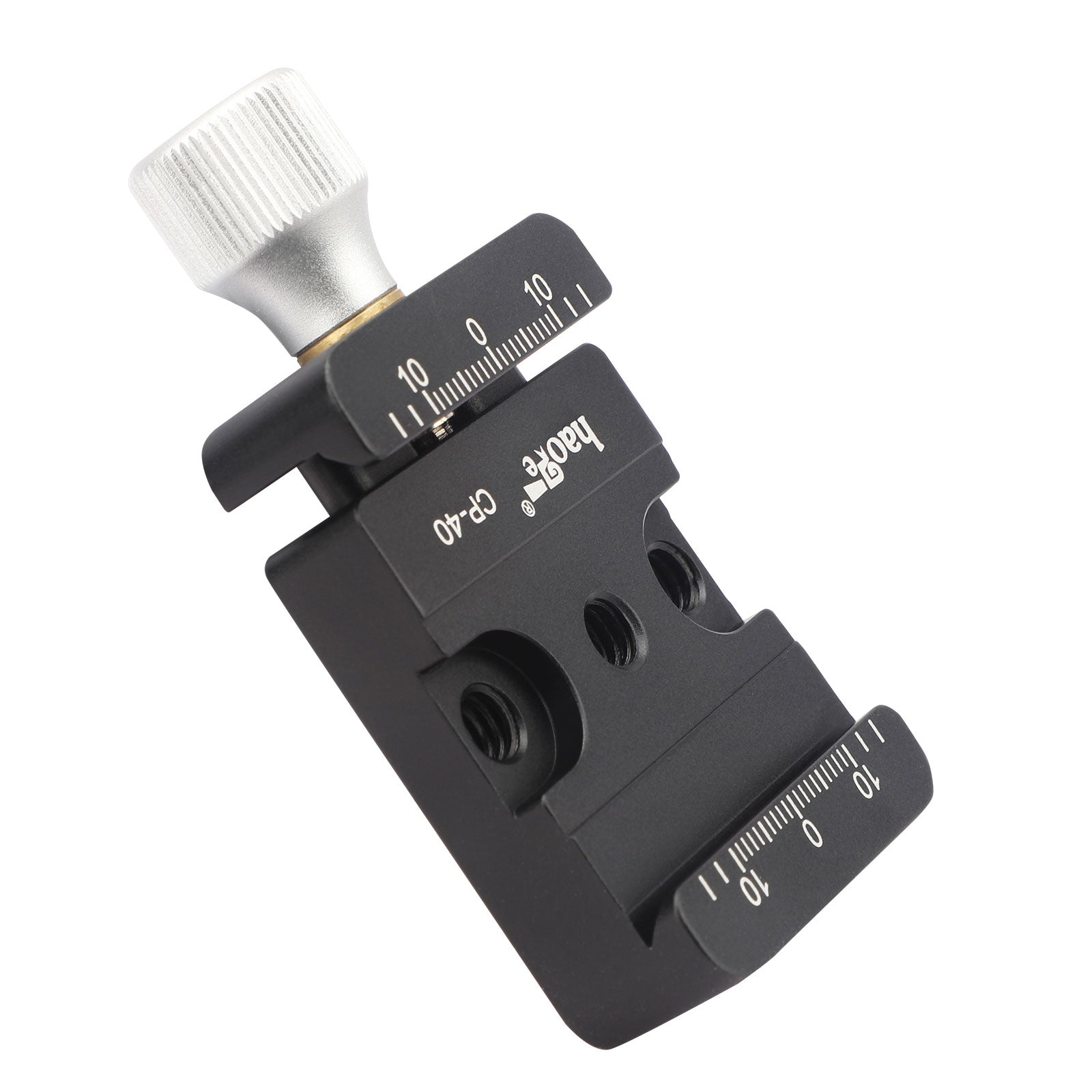 Haoge CP-40 DSLR and Mirrorless Quick Release Clamp for Arca-Type Standard Conversion Heighten riser Compatible with DJI Ronin S/SC ZHIYUN Crane Series Weebill S Gimbal Manfrotto Tripod Ball Head