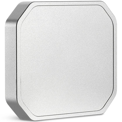 Haoge Square Metal Lens Hood for Fujifilm X100VI Fuji X100V X100F X100T X100S X70 Fuji Photo Camera Accessories Silver with 49mm Uv Filter Adapter Ring Hollow Out Designed LH-X1006-PS