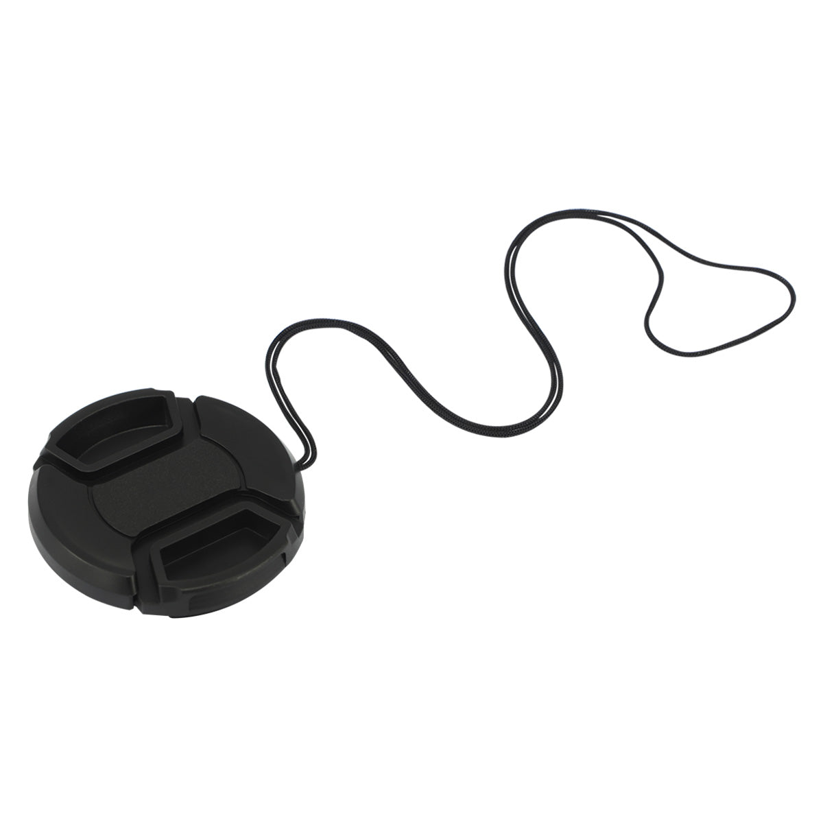 Haoge 49mm Center Pinch Snap On Front Lens Cap Cover with Cap Keeper for Canon Nikon Sony Fujifilm Sigma Tamron and Other 49mm Filter Thread Lens