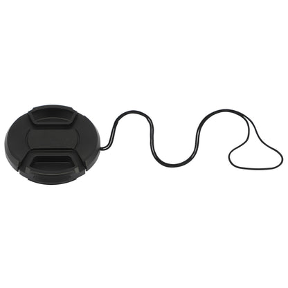 Haoge 52mm Center Pinch Snap On Front Lens Cap Cover with Cap Keeper for Canon Nikon Sony Fujifilm Sigma Tamron and Other 52mm Filter Thread Lens