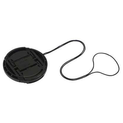 Haoge 52mm Center Pinch Snap On Front Lens Cap Cover with Cap Keeper for Canon Nikon Sony Fujifilm Sigma Tamron and Other 52mm Filter Thread Lens