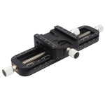 Load image into Gallery viewer, Haoge FM-160 Wormdrive Macro Rail for Macro photography, Focus stacking Precision Focus Slider/Close-up Shooting Clamp Plate Fine-tuning Screw rod
