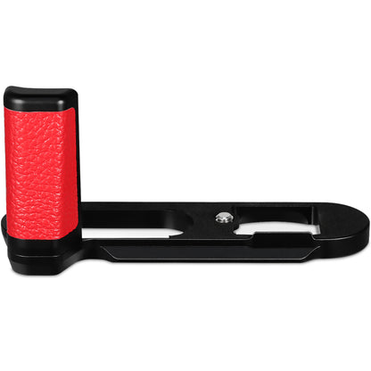 Haoge Handle HandGrip for Leica Q3 Q3-43 Digital Camera Body Accessories L-Shape Grip Bracket Red HG-Q3B-R