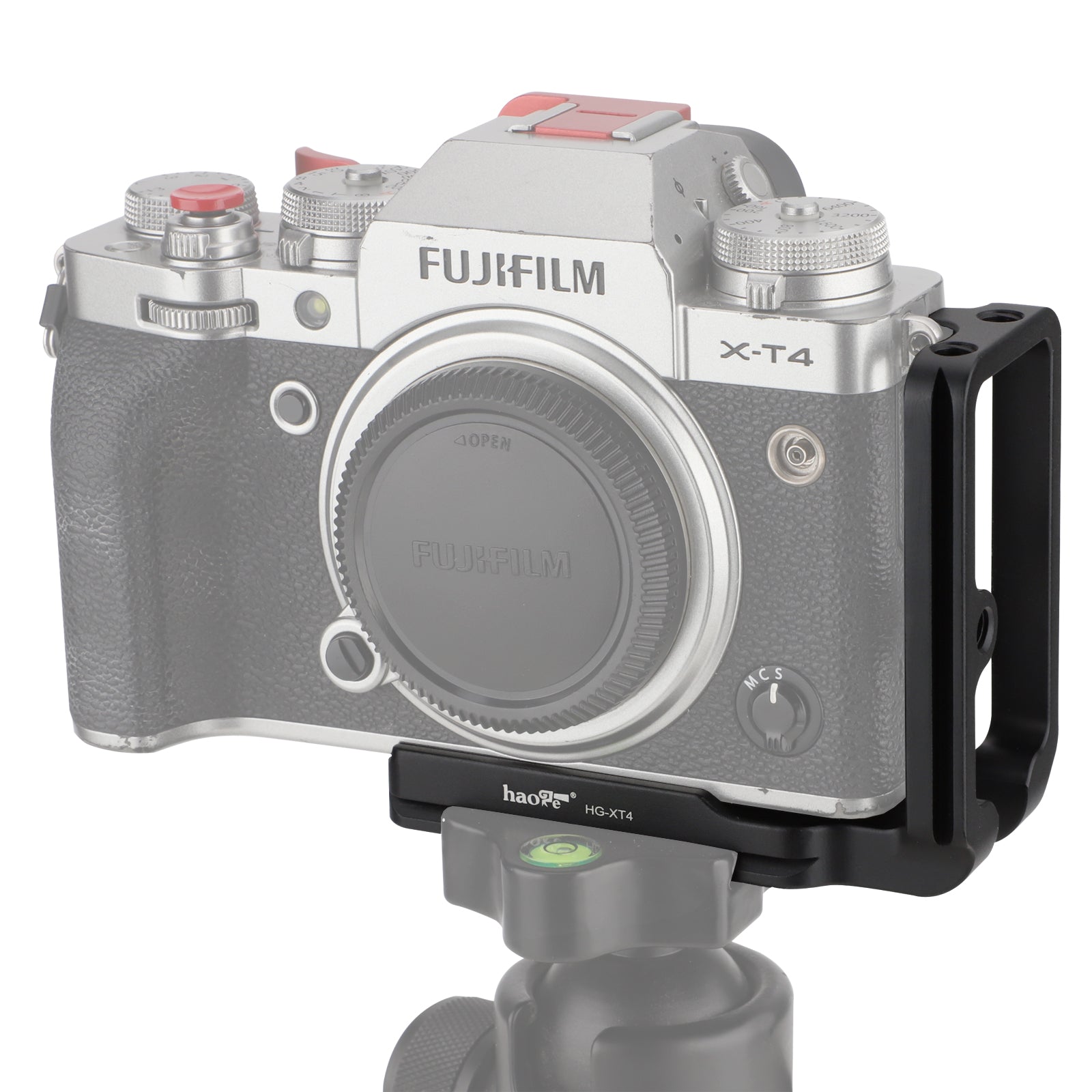 Haoge HG-XT4 Camera L Bracket for Fujifilm X-T4 Fujinon XT4 Camera,Arca Style Compatiable Quick Release Plate