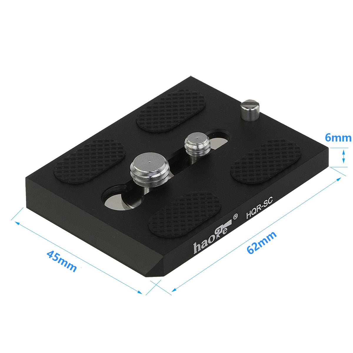 Haoge HQR-SC Camera QR Quick Release Plate for Sachtler Video 14II, DV 2, DV 4, DV 6, DV 8, DV 8/100, DV10 3+3, DV10 5+5, FSB6T, FSB8T, FSB10T Tripod Fluid Head replace Touch & Go Plate S