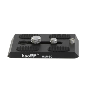 Haoge HQR-SC Camera QR Quick Release Plate for Sachtler Video 14II, DV 2, DV 4, DV 6, DV 8, DV 8/100, DV10 3+3, DV10 5+5, FSB6T, FSB8T, FSB10T Tripod Fluid Head replace Touch & Go Plate S
