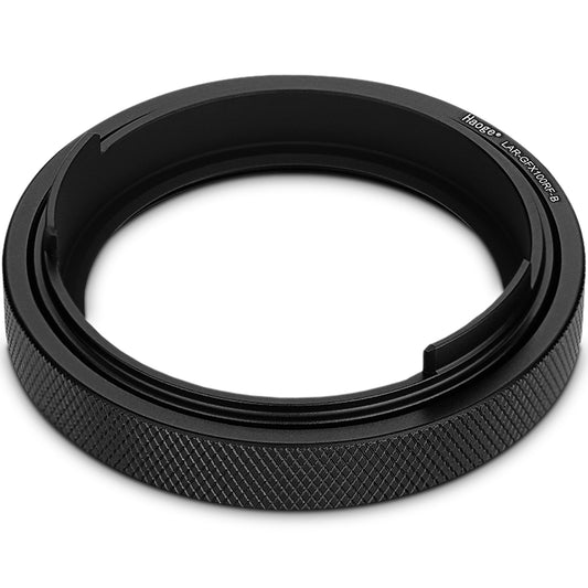 Haoge Adapter Ring for Fujifilm GFX100RF Camera Square Metal Lens Hood Accessories Bayonet Shades Compatible with GFX100RF Original Lens Cap Black