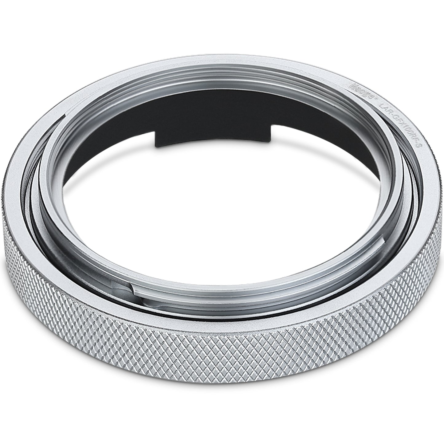 Haoge Adapter Ring for Fujifilm GFX100RF Camera Square Metal Lens Hood Accessories Bayonet Shades Compatible with GFX100RF Original Lens Cap 49mm UV Silver