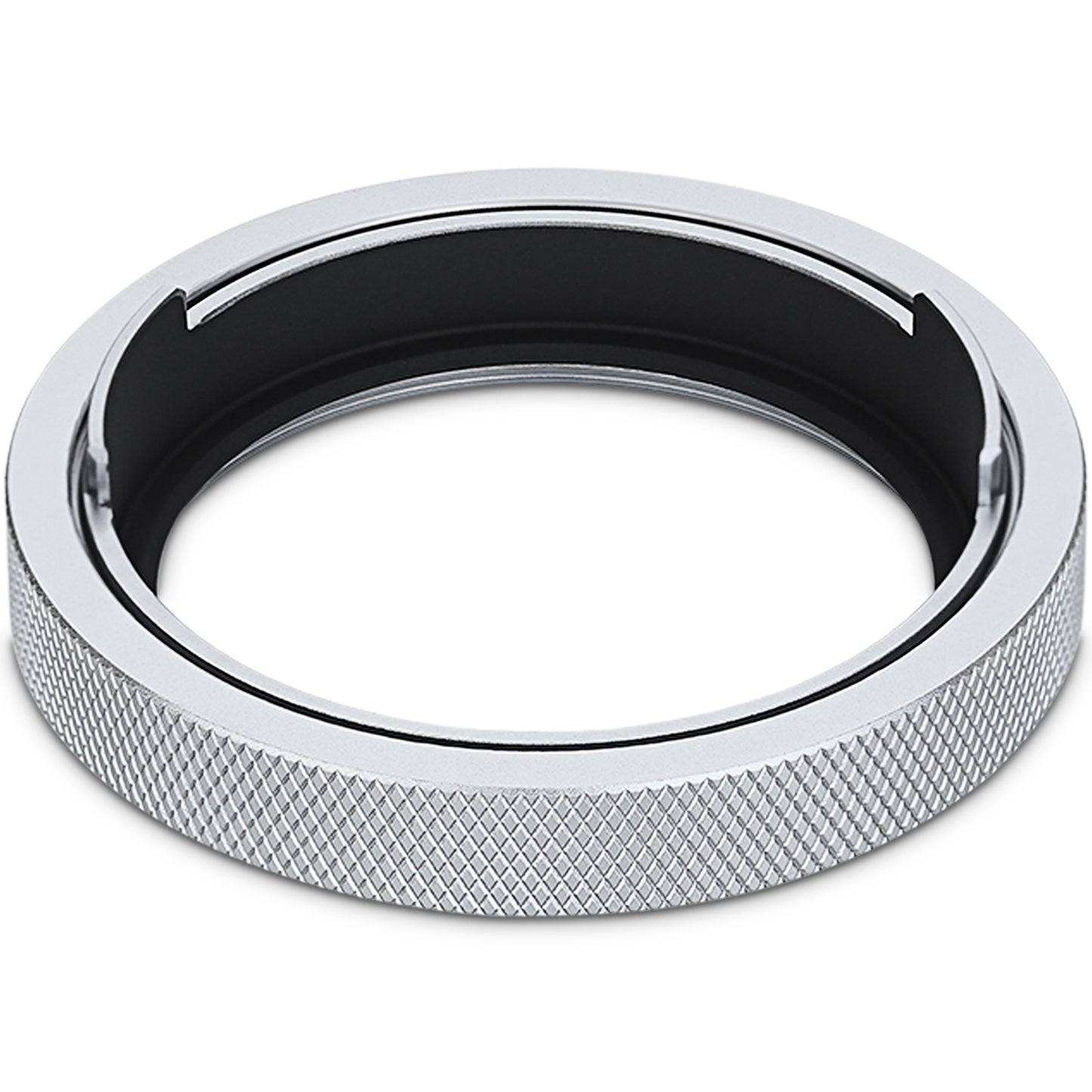 Haoge Adapter Ring for Fujifilm GFX100RF Camera Square Metal Lens Hood Accessories Bayonet Shades Compatible with GFX100RF Original Lens Cap 49mm UV Silver