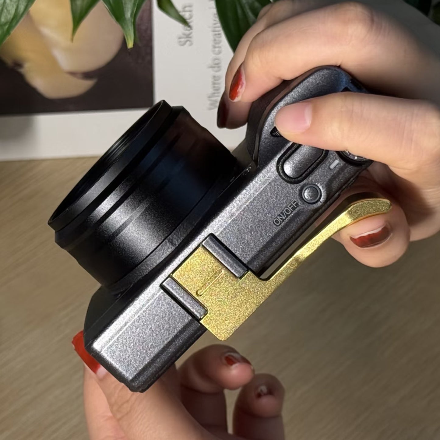 Haoge LAR-GR4 Lens Filter Adapter Ring for RICOH GR IV GRIV GR4 Digital Compact Camera for GW-4 Wide Conversion Lens replaces GA-3