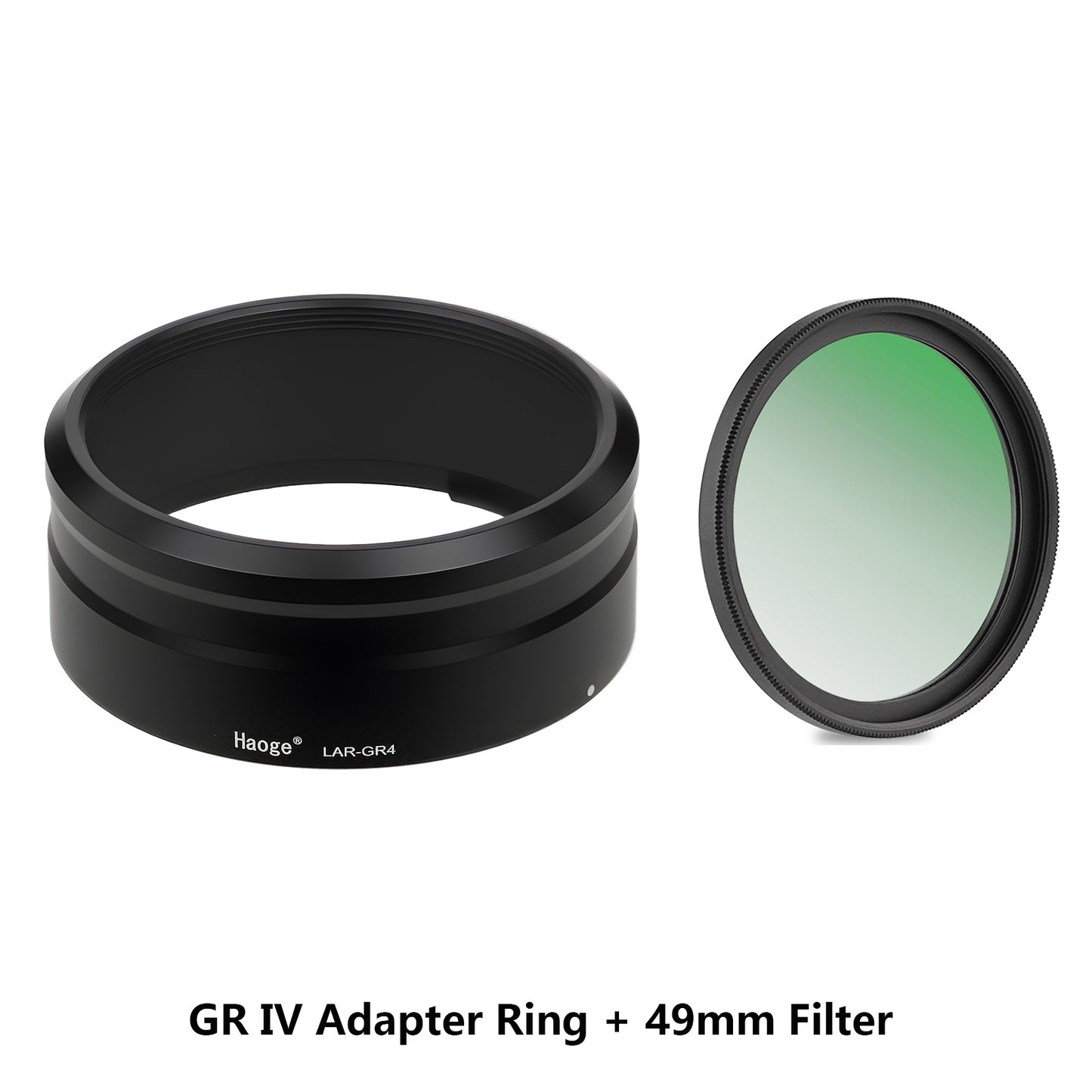 Haoge LAR-GR4 Lens Filter Adapter Ring for RICOH GR IV GRIV GR4 Digital Compact Camera for GW-4 Wide Conversion Lens replaces GA-3