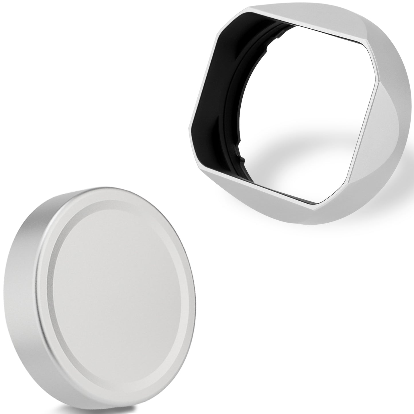 Haoge Metal Square Lens Hood for Sony RX1RIII/RX1RM3/RX1M2/RX1 Camera and Sony FE 40mm F2.5 G FE 50mm F2.5 G FE 24mm F2.8 G Lens Shade on A7CII A7CR A7R4 Camera Bayonet  Mount