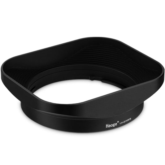 Haoge Bayonet Square Metal Lens Hood for Fujifilm GFX100RF Camera Accessories