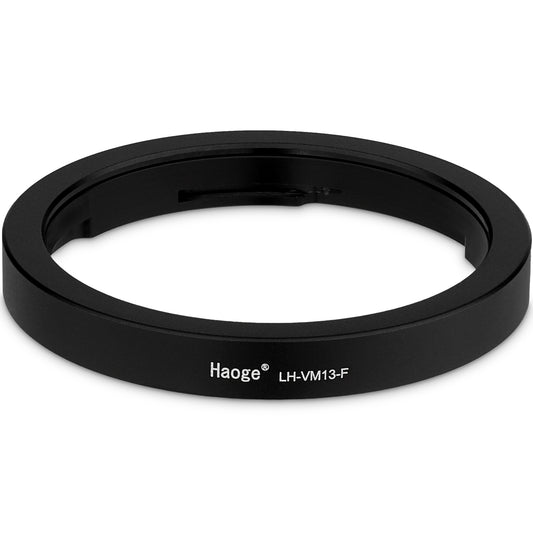 Haoge Metal Lens Bayonet Front Ring for Voigtlander 35mm F2 35mm F1.5 28mm F2.0 Type I & II ULTRON Aspherical Vintage Line Leica VM Mount Lens LH-VM13-F