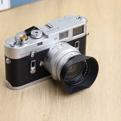 Haoge LH-ZV02MB Square Metal Lens Hood for Voigtlander Nokton 35mm f/1.4 II, 40mm f1.4 VM 50mm f1.5 Aspherical II VM 28mm f1.5,Carl Zeiss Biogon T* 2/35 35mm f2 ZM, C Biogon T* 2.8/35 35mm f2.8 ZM, Planar T* 2/50 50mm f2 ZM Lens
