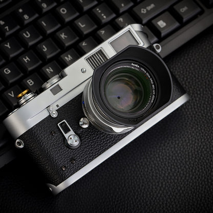 Haoge LH-ZV02MB Square Metal Lens Hood for Voigtlander Nokton 35mm f/1.4 II, 40mm f1.4 VM 50mm f1.5 Aspherical II VM 28mm f1.5,Carl Zeiss Biogon T* 2/35 35mm f2 ZM, C Biogon T* 2.8/35 35mm f2.8 ZM, Planar T* 2/50 50mm f2 ZM Lens