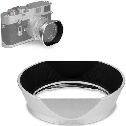 Haoge Square Metal Lens Hood for Voigtlander NOKTON 35mm f1.4, 40mm f1.4, 50mm f1.5 Aspherical II 28mm F1.5 VM Lens,Carl Zeiss Biogon T* 2/35 35mm f2 ZM, C Biogon T* 2.8/35 35mm f2.8 ZM, Planar T* 2/50 50mm f2 ZM
