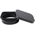 Load image into Gallery viewer, Haoge LH-X200B Square Metal Lens Hood with 49mm Adapter Ring for Fujifilm Fuji X100V X100F X100T X100S X70 Fuji Photo Camera Accessories Black
