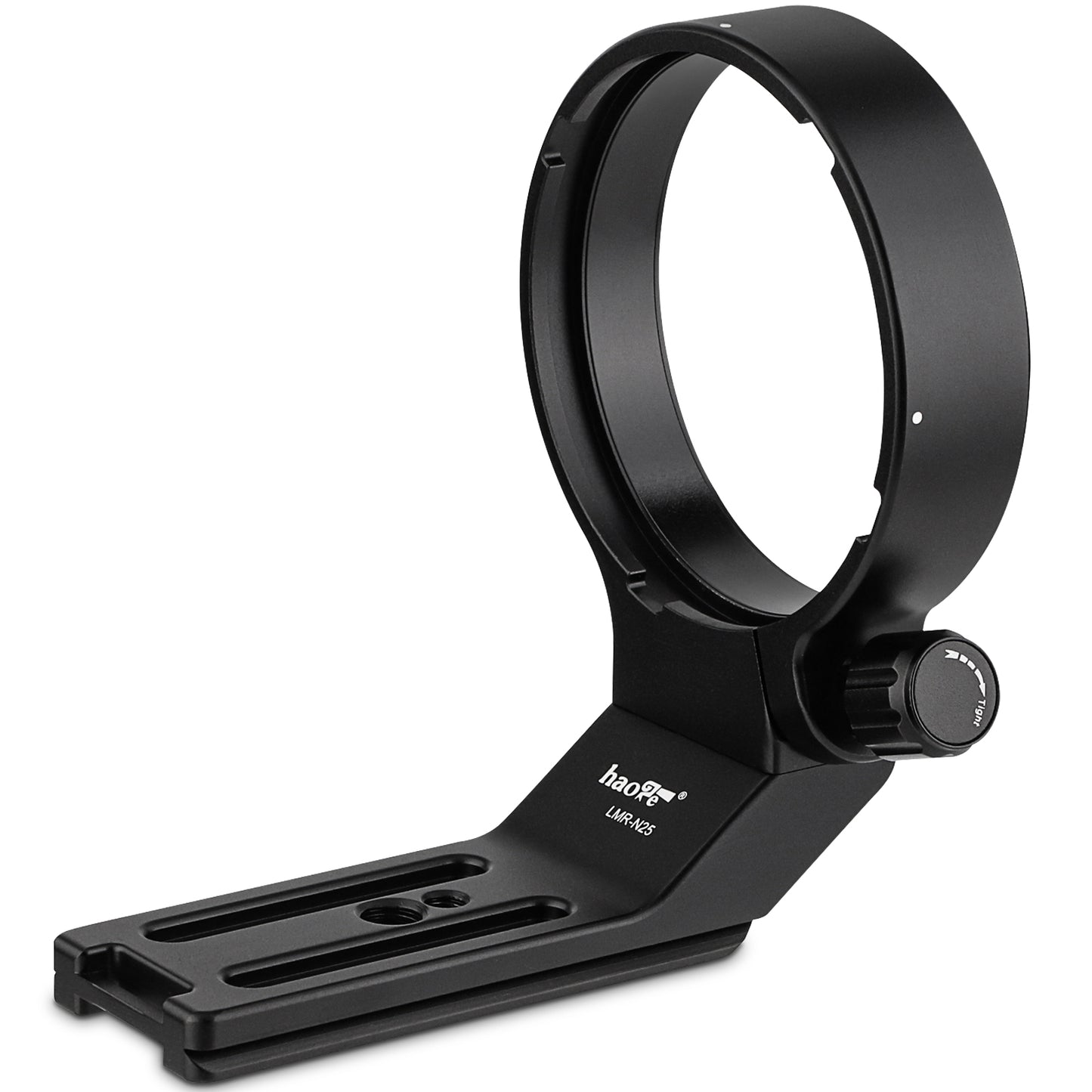 Haoge LMR-N25 Lens Collar Replacement Foot Tripod Mount Ring Stand Base for Nikon AF-S NIKKOR 200-500mm f/5.6E ED VR Lens built-in Arca Type Quick Release Plate