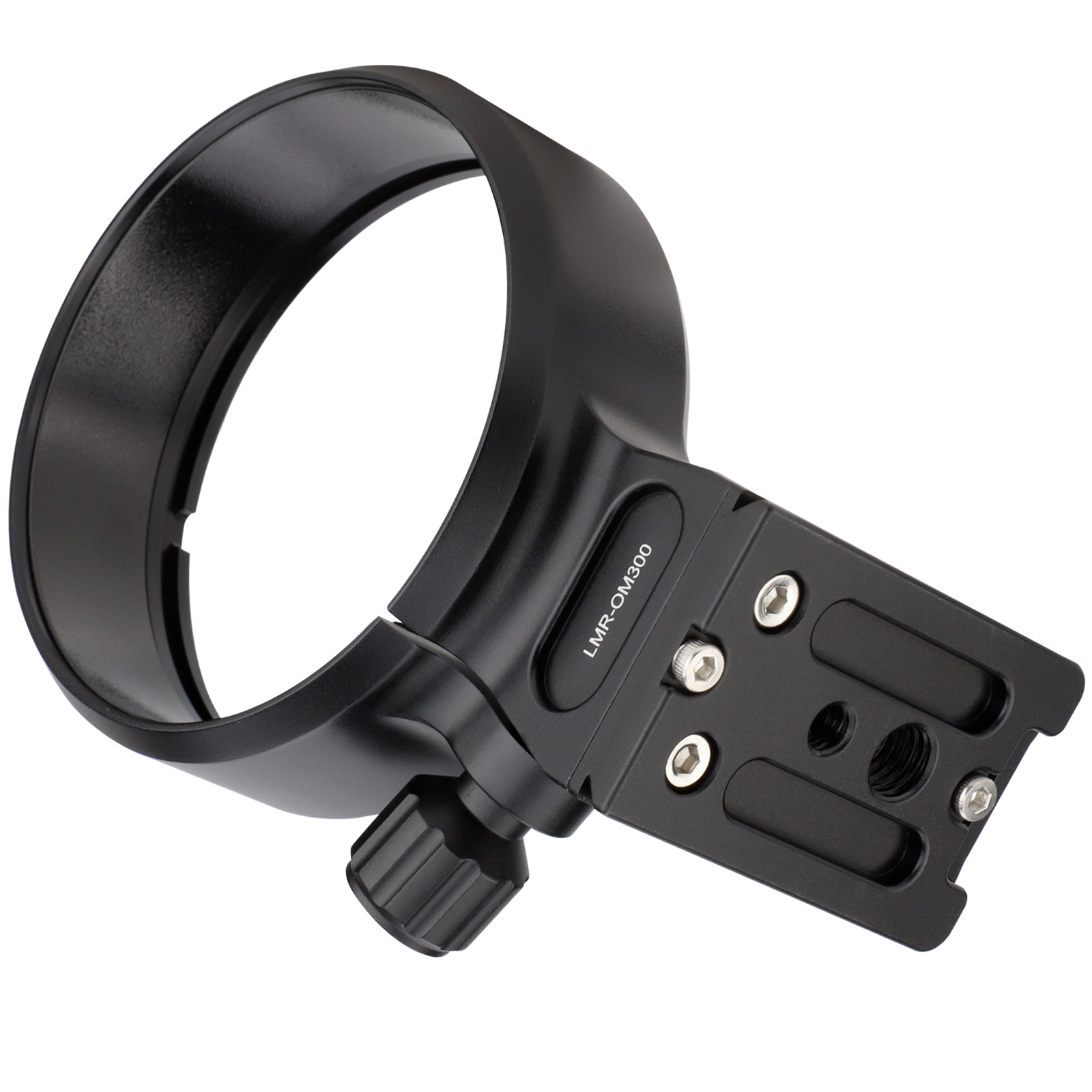 Haoge LMR-OM300 Lens Collar Tripod Mount Ring for Olympus M.ZUIKO DIGITAL ED 300mm F4.0 IS PRO Lens  built-in Arca Type Quick Release Plate