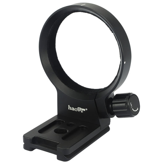 Haoge Lens Collar Foot Tripod Mount Ring Stand Base for Sony FE 100mm F2.8 Macro GM OSS Lens built-in Arca Type Quick Release Plate