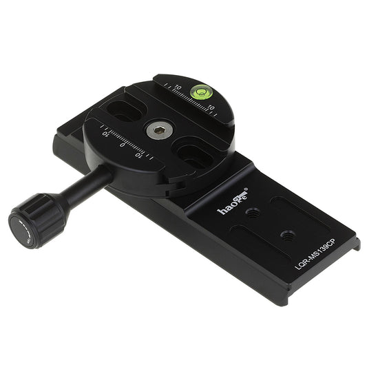 Haoge Arca Swiss Type Conversion Quick Release Clamp Adapter for Manfrotto 501HDV 503HDV 701HDV MVA500AH MVA500A 500AH 502AH 577 701 503 501 HDV 509HD MH054M0-Q5 MH055M0-Q5 MH055M8-Q5 Video Fluid Head