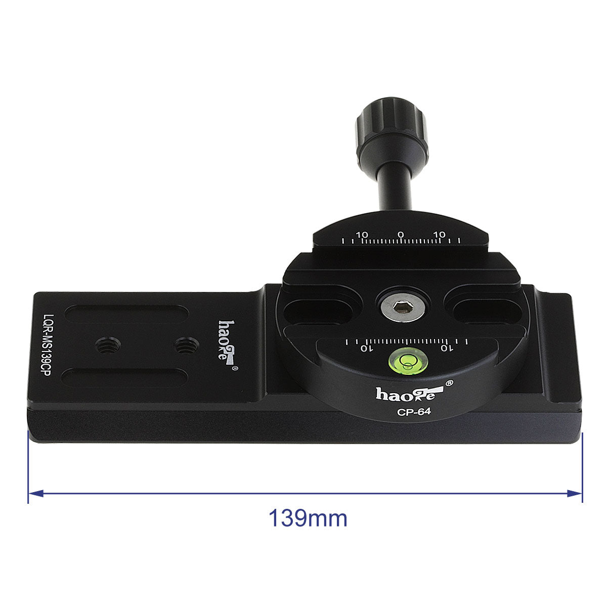 Haoge Arca Swiss Type Conversion Quick Release Clamp Adapter for Manfrotto 501HDV 503HDV 701HDV MVA500AH MVA500A 500AH 502AH 577 701 503 501 HDV 509HD MH054M0-Q5 MH055M0-Q5 MH055M8-Q5 Video Fluid Head