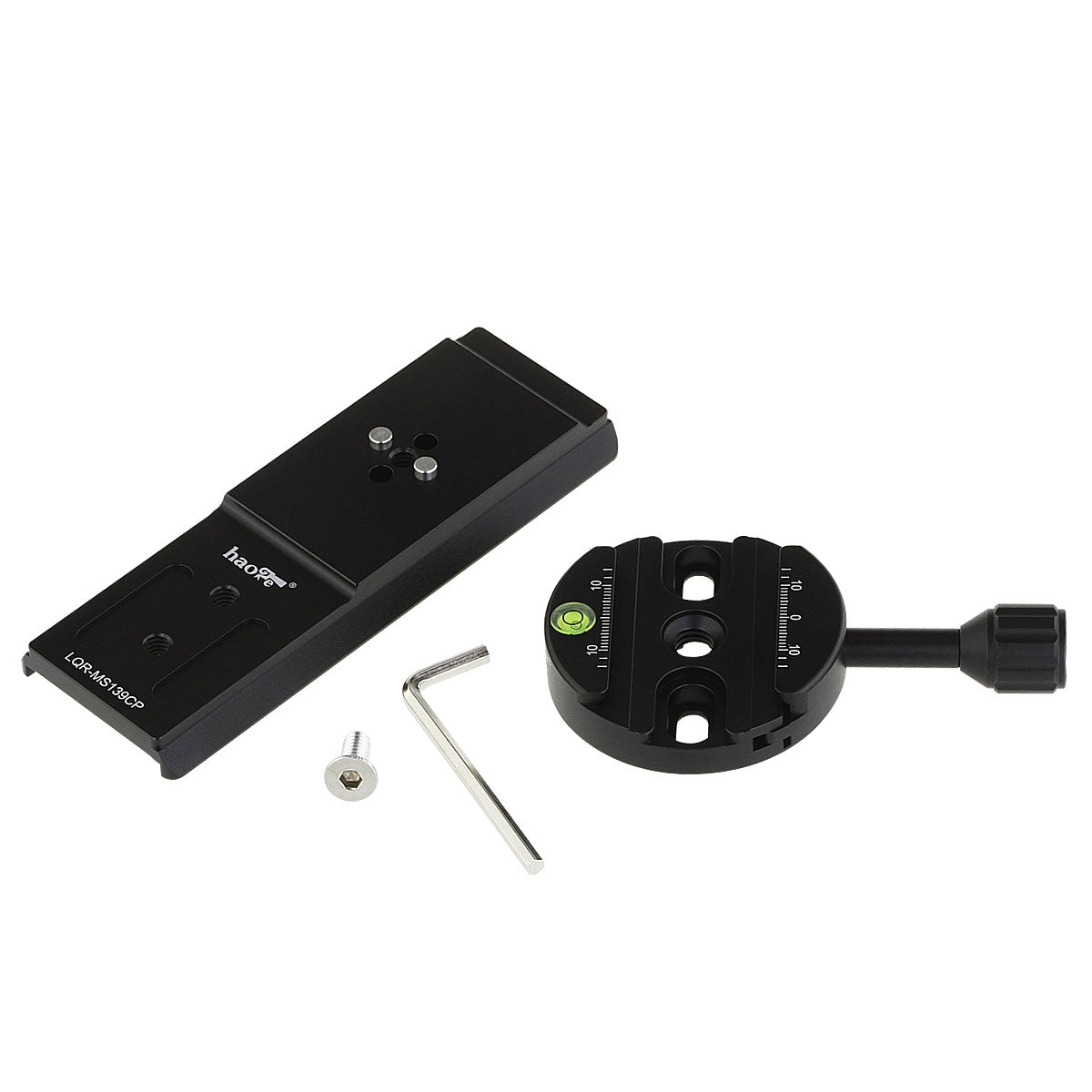 Haoge Arca Swiss Type Conversion Quick Release Clamp Adapter for Manfrotto 501HDV 503HDV 701HDV MVA500AH MVA500A 500AH 502AH 577 701 503 501 HDV 509HD MH054M0-Q5 MH055M0-Q5 MH055M8-Q5 Video Fluid Head