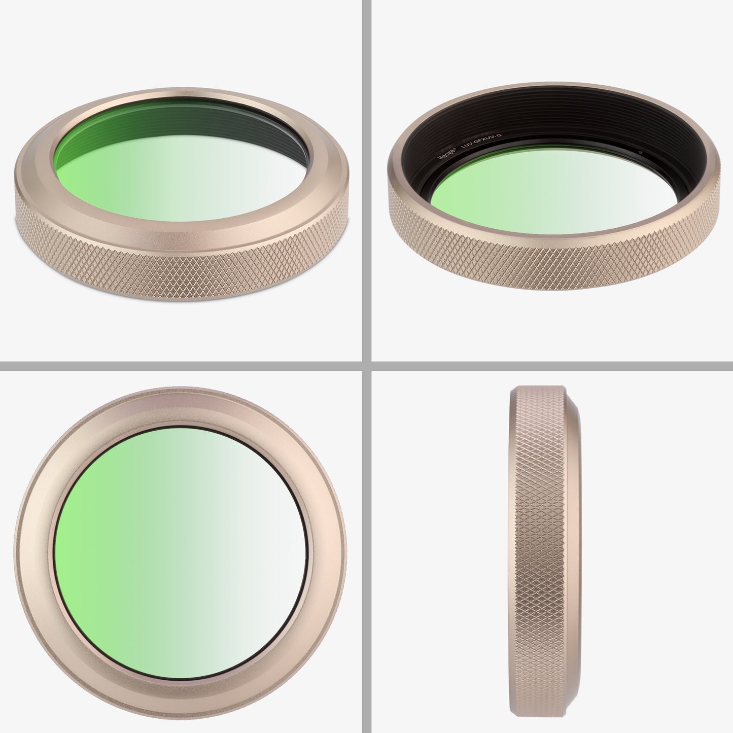 Haoge GFX100RF MC UV Camera Lens Protection Filter for Fujifilm GFX 100RF Camera Accessory Compatible with Original lens cap Gold LUV-GFXUV-G Waterproof Nano Coated HD Optical Glass