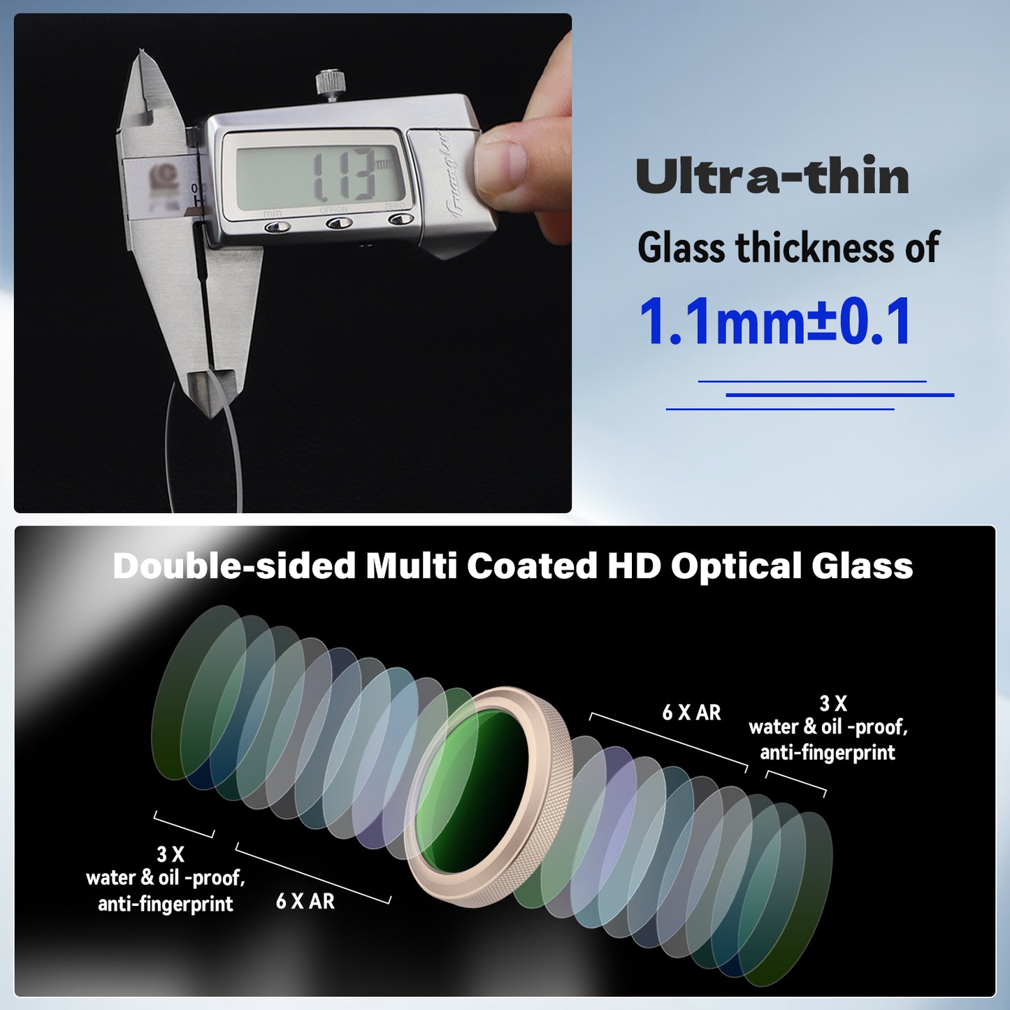 Haoge GFX100RF MC UV Camera Lens Protection Filter for Fujifilm GFX 100RF Camera Accessory Compatible with Original lens cap Gold LUV-GFXUV-G Waterproof Nano Coated HD Optical Glass