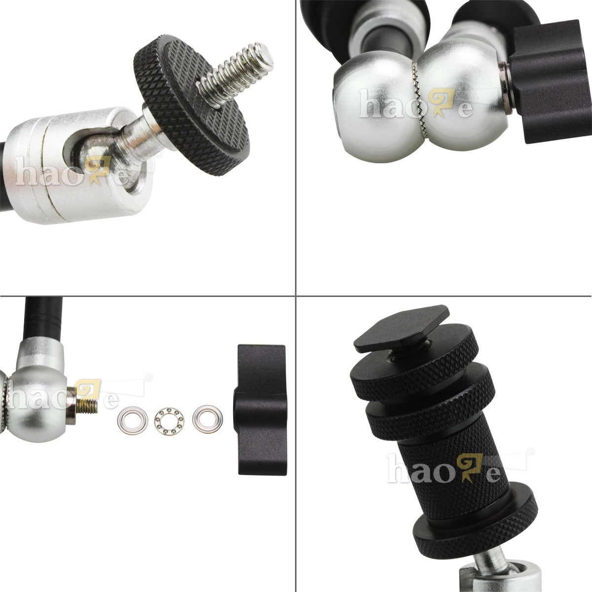 Haoge 11" Inch Adjustable Friction Articulating Magic Arm for DSLR Camera LCD Monitor LED Light
